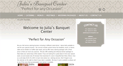 Desktop Screenshot of juliasbanquetcenter.com